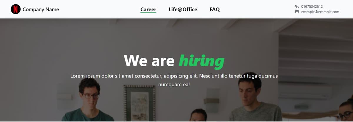 Career - Hiring Page